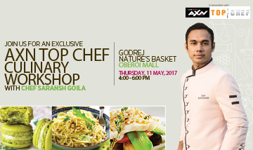 COOKING WITH CHEF SARANSH GOILA